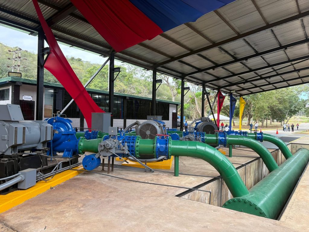 Ministerio para Aguas rehabilita Estación de Bombeo de Agua Potable La