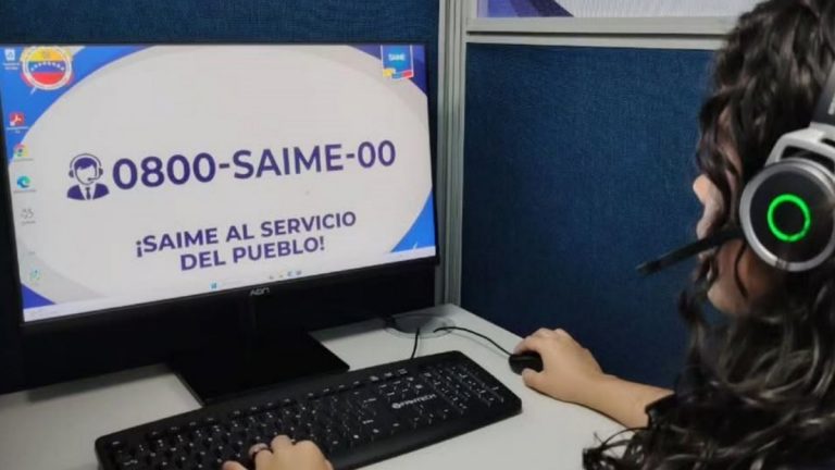 Centro de atención telefónica del Saime mantiene operatividad en todo el país