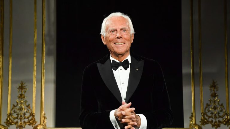Falleció el diseñador italiano Giorgio Armani a sus 91 años
