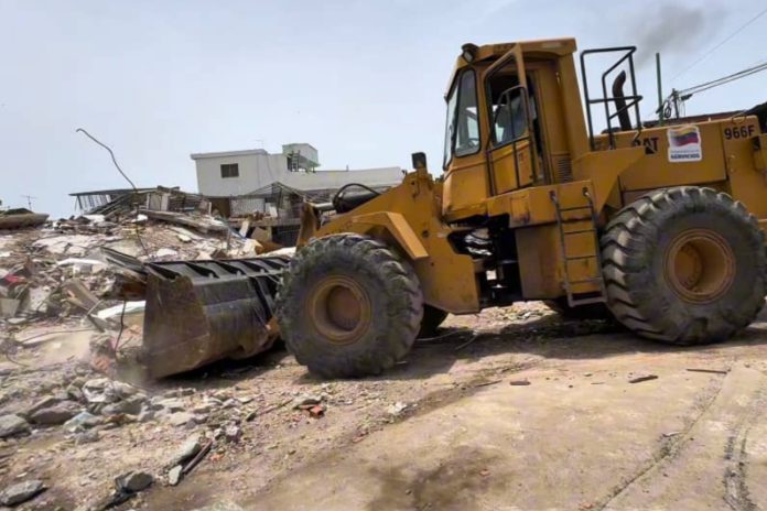 Plan de Despeje Digno y Seguro remueve 891.000 toneladas de escombros en La Guaira