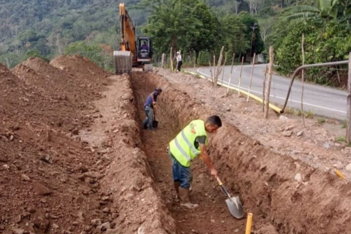 Avanza construcción de vía alterna en sector Los Caracoles del municipio Pampán en Trujillo