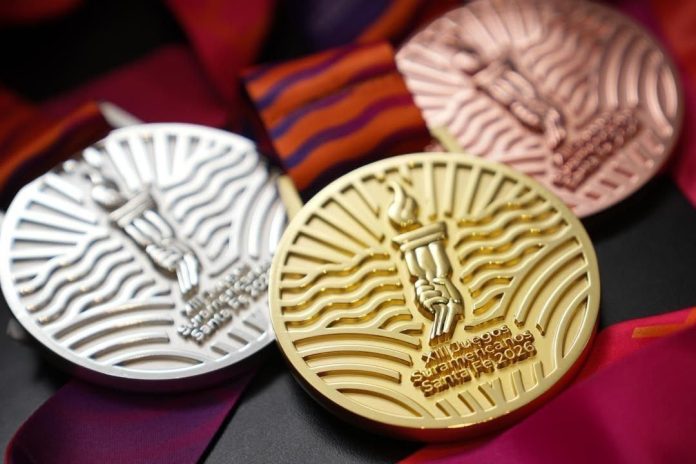 Medallas de oro, plata y bronce de los XIII Juegos Suramericanos Santa Fe 2026