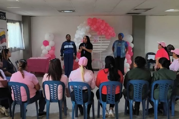 Realizan campaña preventiva sobre cáncer de mama dirigida a comunidad penitenciaria de Coro