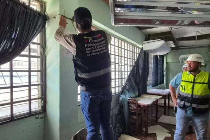Comisión de Habitabilidad de la Misión Venezolana inspecciona planteles educativos tras sismos en Panamá
