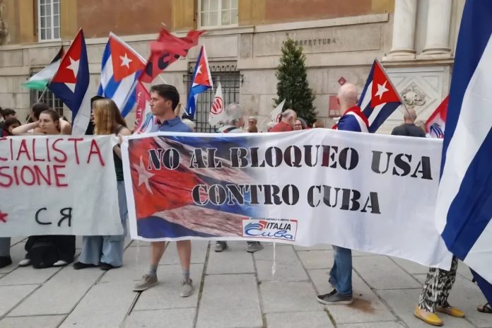Italianos se movilizan para pedir en la ONU el fin del bloqueo a Cuba