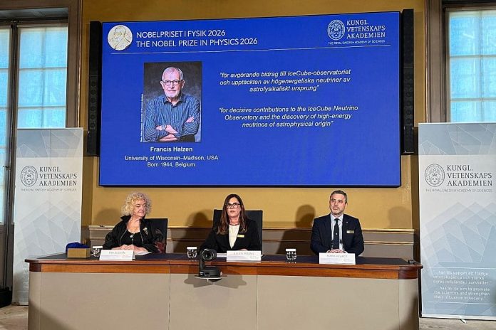 Francis Halzen gana el Premio Nobel de Física 2026 por sus aportes al IceCube
